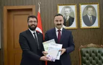 Yeşilay Samsun Şube Başkanı Güneş'ten Havza Kaymakamı Ayvat'a ziyaret