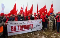 Antalya'da Sarıkamış şehitleri için anma programı ve yürüyüş düzenlendi