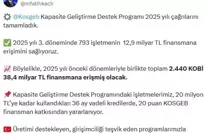 Bakan Kacır: 2 bin 440 KOBİ 38,4 milyar TL finansmana erişecek