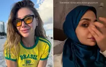 Bahar Şahin başını örtüp Şeyma Subaşı'nı tiye aldı