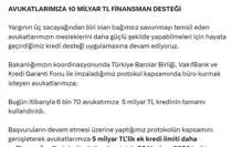 Bakan Tunç: Avukatlarımıza 5 milyar TL'lik ek kredi limiti sağlayacağız
