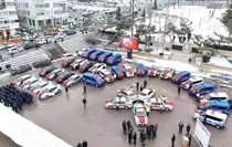 Yozgat'ta emniyet ve jandarmaya 54 yeni araç