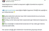 Sağlık Uygulama Tebliği'nde değişiklik