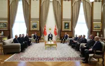 Cumhurbaşkanı Erdoğan, Özbekistan heyetini kabul etti