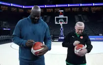Erdoğan, Shaquille O'Neal ile Bir Araya Geldi
