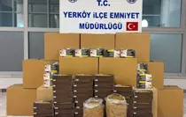 Yozgat'ta 190 bin makaron ele geçirildi