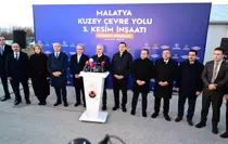 Ulaştırma ve Altyapı Bakanı Uraloğlu, Malatya Kuzey Çevre Yolu şantiyesinde inceleme yaptı