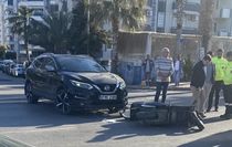 Antalya'da otomobille çarpışan motosikletteki 1 kişi öldü