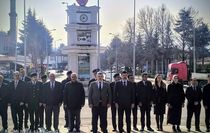 Hamamözü'nde 18 Mart Şehitleri Anma Günü ve Çanakkale Deniz Zaferi dolayısıyla tören yapıldı