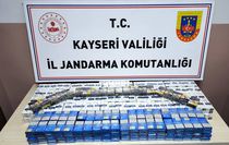 Kayseri'de 619 paket bandrolsüz kaçak sigara ele geçirildi