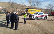 Kırşehir'de jandarma köylerde trafik kuralları hakkında bilgi verdi