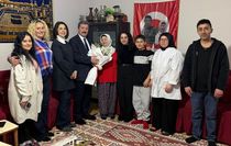 Samsun Valisi Tavlı ve eşi, şehit ailesinin iftar sofrasına konuk oldu
