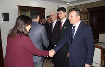 Serik'te protokol bayramlaştı