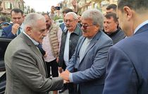 TDT Aksakallar Konseyi Başkanı Yıldırım, İzmir'de taziye ziyaretinde bulundu