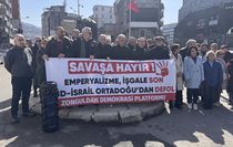 Zonguldak'ta ABD ve İsrail'in İran'a yönelik saldırıları protesto edildi