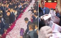 26 milyon doları masaya serdi, işçilerine ''Taşıyabildiğiniz kadar alın'' dedi