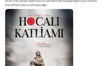 Cumhurbaşkanı Erdoğan, Hocalı Katliamı'nda yaşamını kaybedenleri andı