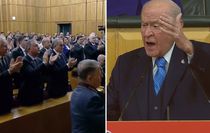Bahçeli'nin Kürtlerle ilgili sözleri parti grubunda ayakta alkışlandı