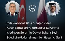 Milli Savunma Bakanı Yaşar Güler, Katarlı mevkidaşıyla görüştü