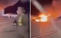 İsrail jetleri alev alev yandı, pilotlar böyle kaçtı