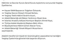 Bakan Gürlek, Yargıtay üyeliğine seçilen 8 ismi açıkladı