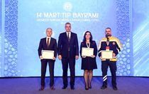 Düzceli sağlık çalışanlarına Bakandan teşekkür belgesi