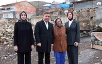 Vali Aydoğdu'dan Tercan'da hane ziyaretleri