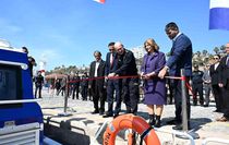 Şehit Veysel Özkayacan'ın adı verilen karakol botu mavi vatanda göreve başladı