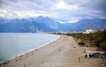 Antalya'da bayram öncesi sahil keyfi