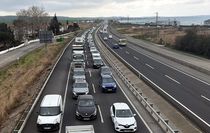İstanbul-Tekirdağ kara yolunda bayram tatili yoğunluğu
