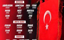 A Milli Futbol Takımı'nın, FIFA Dünya Kupası play-off maçları kadrosu açıklandı
