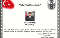 MSB: Ağrı'da 1 asker şehit oldu