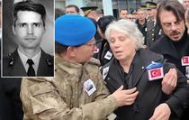 Şehit Binbaşı Taştekin için cenaze töreni! Annesinin ''yürüyebilecek misin?'' sorusuna verdiği yanıt yürek dağladı