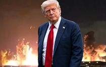 Trump görüntüleri paylaştı! İran'ın İsfahan kentinde art arda büyük patlamalar