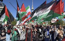 Berlin'de Filistin'e destek gösterisi düzenlendi