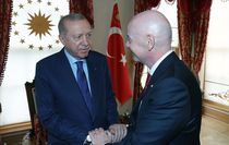 Cumhurbaşkanı Erdoğan, FIFA Başkanı Infantino'yu kabul etti