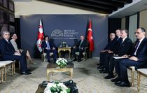 Cumhurbaşkanı Erdoğan, Gürcistan Başbakanı Kobakhidze ile bir araya geldi