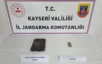 Kayseri'de tarihi eser kaçakçılığı operasyonunda 2 şüpheli yakalandı