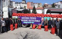 Ordu'da üreticilere 45 ton tohumluk patates dağıtıldı