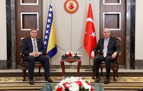 TBMM Başkanı Kurtulmuş, Bosna Hersek Temsilciler Meclisi Birinci Başkanvekili Zvizdic ile görüştü