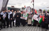Üsküdar'da İsrail'in Küresel Sumud Filosu'na saldırısı kınandı