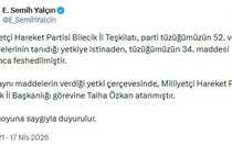 MHP'li Yalçın: Bilecik İl Teşkilatı feshedildi