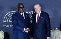 Cumhurbaşkanı Erdoğan, Kongo Demokratik Cumhuriyeti Cumhurbaşkanı Tshisekedi ile görüştü