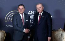 Cumhurbaşkanı Erdoğan, Libya Milli Birlik Hükümeti Başbakanı Abdülhamid Dibeybe ile bir araya geldi