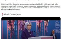 Emine Erdoğan, 4'üncü Cemre Çarşısı'nın açılışını paylaştı
