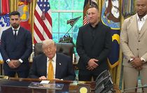 Trump, Beyaz Saray’da bu kez kafes dövüşçülerini ağırladı