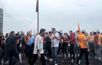 Galatasaray'ın şampiyonluğu New York'ta coşkuyla kutlandı