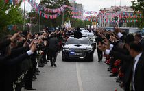 Bahçeli'ye Ülkü Ocakları'ndan görkemli karşılama