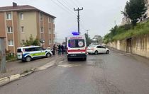 Alaplı'da motosiklet kazası kamerada: 1 yaralı