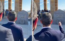 Özgür Özel'den, İsmet İnönü'nün kabri önünde dikkat çeken sözler